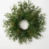 Wreaths-Kirkland's Home Draping Fern Wreath, 27 In. Green