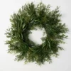 Wreaths-Kirkland's Home Draping Fern Wreath, 32 In. Green