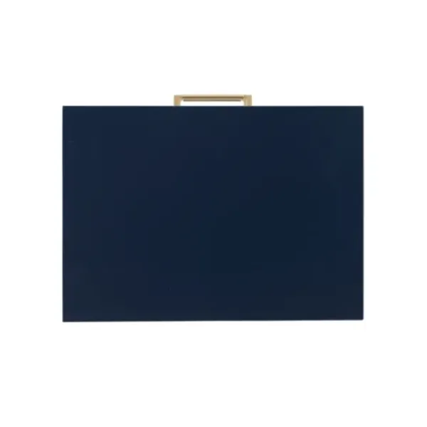 Nightstands-Kirkland's Home 2-Drawer Nightstand With Gold Hardware Blue