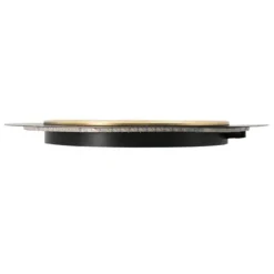 Decorative Mirrors-Kirkland's Home Drew Ii Black And Gold Round Led Mirror