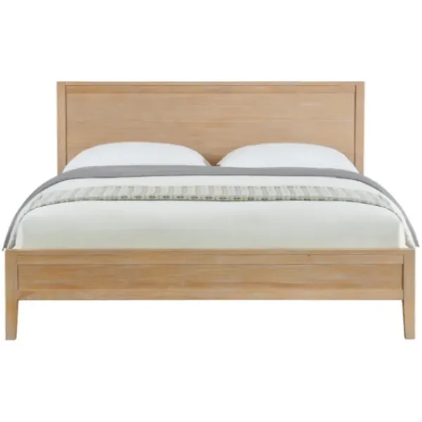 Beds & Headboards-Kirkland's Home Duke Double Driftwood Pine 5-Pc. King Bedroom Set Tan