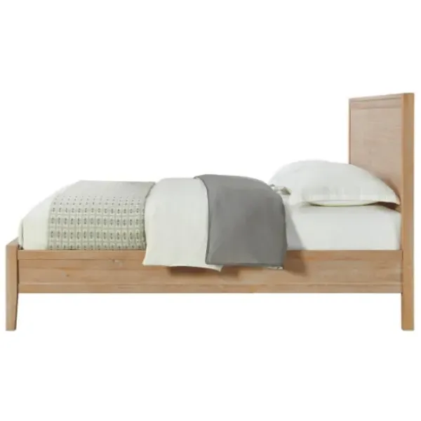 Beds & Headboards-Kirkland's Home Duke Double Driftwood Pine 5-Pc. King Bedroom Set Tan