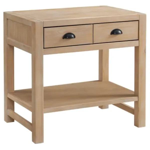 Beds & Headboards-Kirkland's Home Duke Driftwood Pine 4-Pc. Queen Bedroom Set Tan