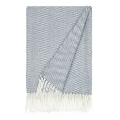 Blankets & Throws-Kirkland's Home Dusk Herringbone Throw With Fringe Blue