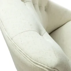 Office Furniture-Kirkland's Home Dylan Upholstered Office Chair Ivory