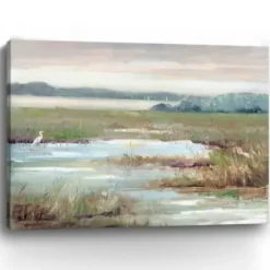 Canvas Art-Kirkland's Home Early Morning Magic Giclee Canvas Print, 48X36 In. Green/Tan