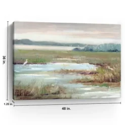 Canvas Art-Kirkland's Home Early Morning Magic Giclee Canvas Print, 48X36 In. Green/Tan