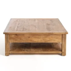Coffee Tables-Kirkland's Home Easton Mango Wood Coffee Table Brown