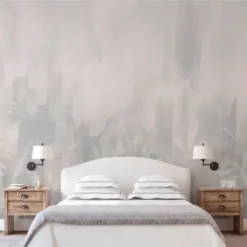 Wall Murals & Wall Decals-Kirkland's Home Eden Peel And Stick Wall Mural Gray