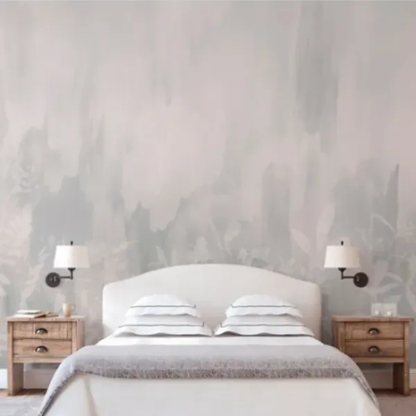 Wall Murals & Wall Decals-Kirkland's Home Eden Peel And Stick Wall Mural Gray