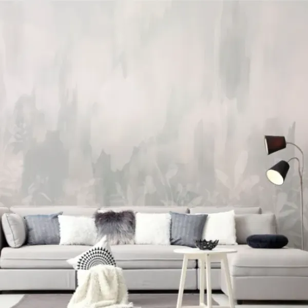 Wall Murals & Wall Decals-Kirkland's Home Eden Peel And Stick Wall Mural Gray