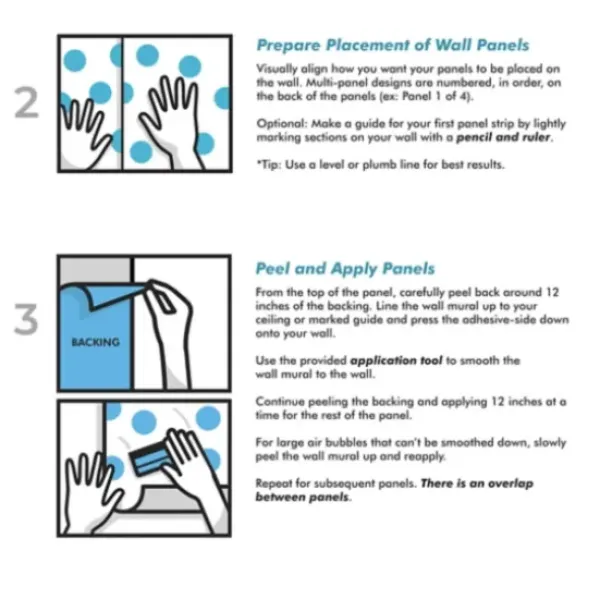 Wall Murals & Wall Decals-Kirkland's Home Eden Peel And Stick Wall Mural Gray