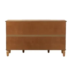 Cabinets & Sideboards-Kirkland's Home Eleanora Acorn Wood 4-Door Sideboard Brown