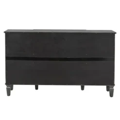 Cabinets & Sideboards-Kirkland's Home Eleanora Wood 4-Door Sideboard Gray