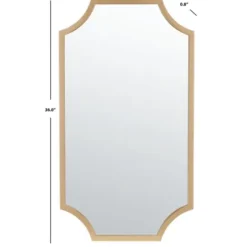Decorative Mirrors-Kirkland's Home Elenin Gold Scalloped Wall Mirror