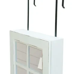 Armoires-Kirkland's Home Eloise Armoire Jewelry Mirror White