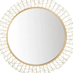 Decorative Mirrors-Kirkland's Home Elsie Gold Abstract Wall Mirror
