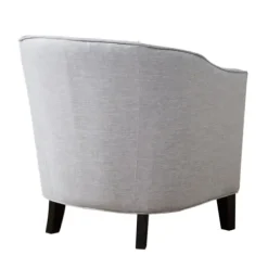 Accent Chairs-Kirkland's Home Emery Barrel Accent Chair Ivory