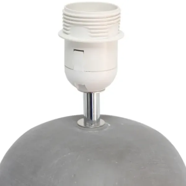Table Lamps-Kirkland's Home Emma Concrete Table Lamp With Shade Gray