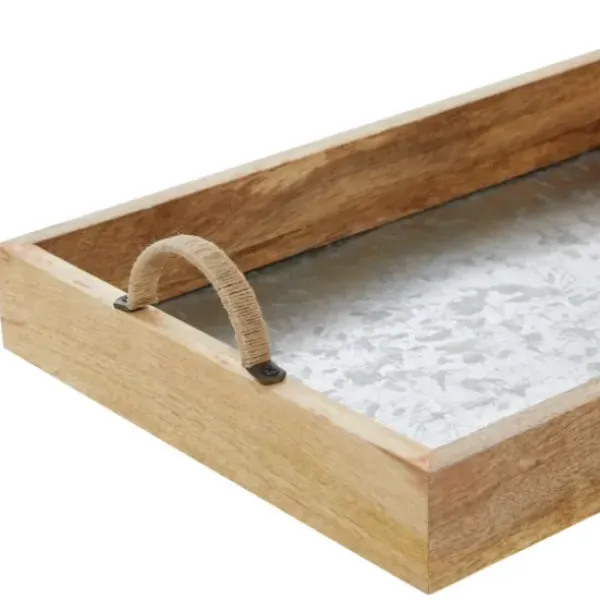 Decorative Trays-Kirkland's Home En Glammed Mirror Decorative Tray Gold
