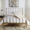 Beds & Headboards-Kirkland's Home En Sun Modern Arch Full Bed Frame Gold
