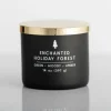 Candles-Kirkland's Home Enchanted Holiday Forest Triple Wick Jar Candle Black