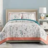 Quilts-Kirkland's Home English Garden Full/Queen 3-Pc. Quilt Set Blue/Orange/White