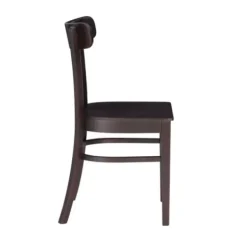 Accent Chairs-Kirkland's Home Espresso Curved Plank 2-Pc. Accent Chair Set Brown