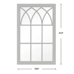 Decorative Mirrors-Kirkland's Home Espresso Grandview Arched Frame Wall Mirror Brown