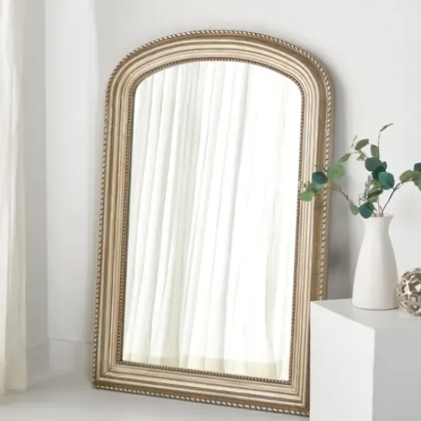 Decorative Mirrors-Kirkland's Home Estefania Silver Arched Wall Mirror
