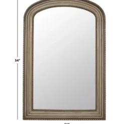 Decorative Mirrors-Kirkland's Home Estefania Silver Arched Wall Mirror