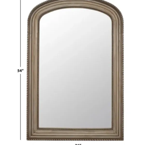 Decorative Mirrors-Kirkland's Home Estefania Silver Arched Wall Mirror