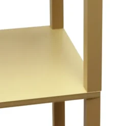 Floor Lamps-Kirkland's Home Etagere Shelf Charging Floor Lamp Tan