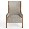 Accent Chairs-Kirkland's Home Ethan Upholstered Armchair Gray