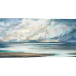 Canvas Art-Kirkland's Home Ethereal Skies Canvas Art Print, 48X24 In. White/Blue