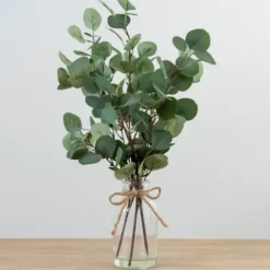 Arrangements & Greenery-Kirkland's Home Eucalyptus And Twine Ery Arrangement Green