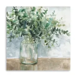 Canvas Art-Kirkland's Home Eucalyptus Bouquet Giclee Canvas Print, 40X40 In. Green/Multi