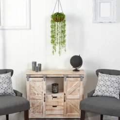 Arrangements & Greenery-Kirkland's Home Eucalyptus Vines Hanging Basket Green