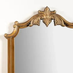 Full Length & Floor Mirrors-Kirkland's Home Evelyn Antique Gold Leaner Mirror