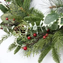 Wreaths-Kirkland's Home Ever S And Eucalyptus Berry Wreath Green