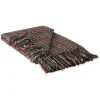 Blankets & Throws-Kirkland's Home Evergreen Forest Plaid Cotton Throw Green/Red
