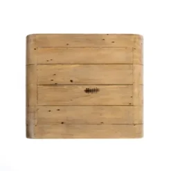 Accent & End Tables-Kirkland's Home Everson Wood Side Table Tan