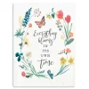 Canvas Art-Kirkland's Home Everything Blooms Canvas Art Print White/Multi