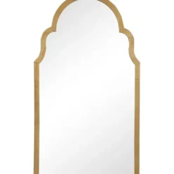 Decorative Mirrors-Kirkland's Home Ezra Gold Leaf Arched Mirror