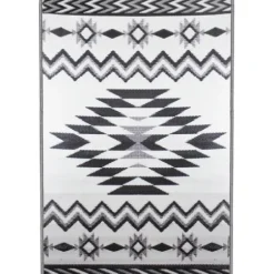 Outdoor Rugs-Kirkland's Home Faded Turkish Indoor/Outdoor Area Rug, 5X7 Ivory