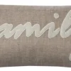 Pillows-Kirkland's Home Family Jute Accent Pillow Tan