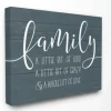 Wall Quotes & Signs-Kirkland's Home Family Loud Crazy Love Canvas Art Print Blue