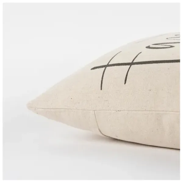Pillows-Kirkland's Home Family Where Love Never Ends Pillow Tan/Black