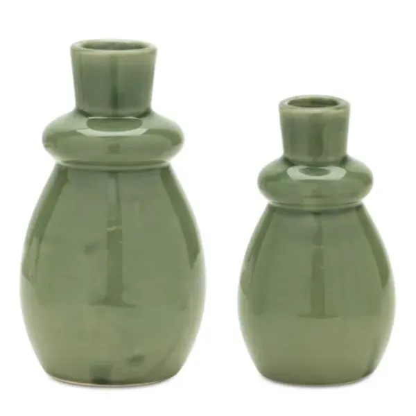 Vases-Kirkland's Home Farmhouse Glass Jug And Wicker Wrap Vase Tan