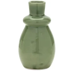 Vases-Kirkland's Home Farmhouse Glass Jug And Wicker Wrap Vase Tan